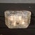1960s 1960s Mid-Century Modern Murano Hand-Blown Textural Clear Glass Venini Flush Mount Chandelier For Sale - Image 5 of 18