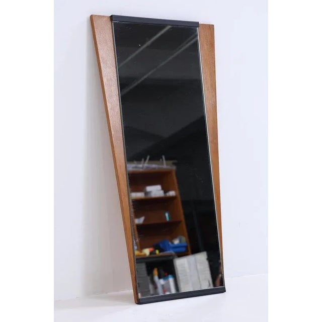 Mid-Century Wooden Wall Mirror, 1960s For Sale - Image 3 of 7