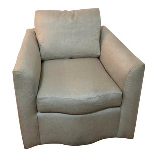 Modern Kravet Denham Swivel Chair For Sale