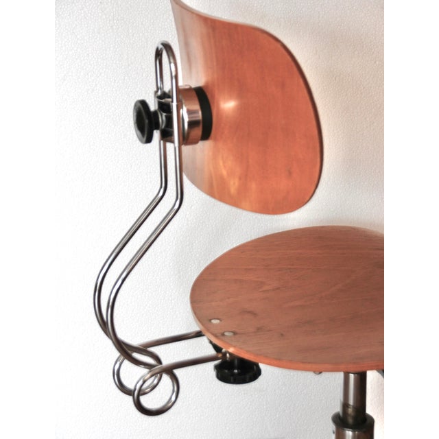 1950s Adjustable Swivel Chair by Egon Eiermannfor Böhler, 1960s For Sale - Image 5 of 12