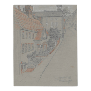 1981 John Bradley Auteuil Paris Drawing