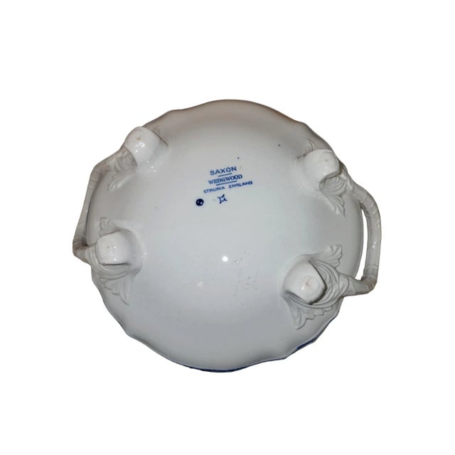 Ceramic Circa 1909 Wedgwood Etruria Saxon Covered Serving Dish For Sale - Image 7 of 8