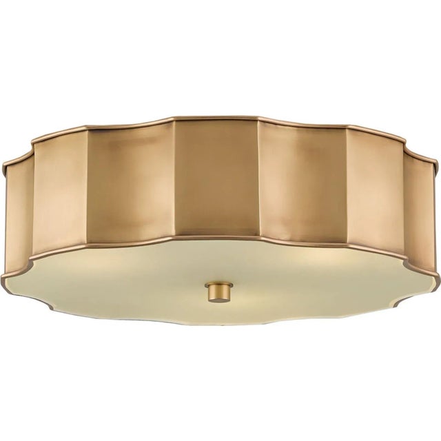 Currey & Company Currey & Company Wexford Flush Mount For Sale - Image 4 of 8