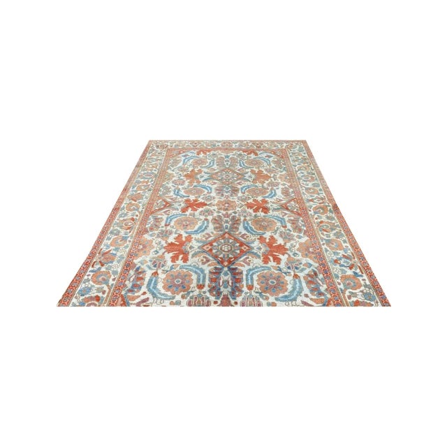 1970s 1950s Old Vintage Persian Bakhtiari Area Rug 5x7 For Sale - Image 5 of 11