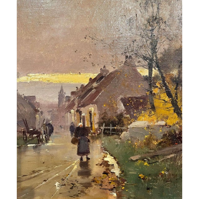 19th Century French Village Scene by Eugène Galien-Laloue, E. Lefevre For Sale - Image 4 of 13