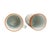 1960s 1960s Holt Howard Stoneware Abstract Blue Flowers Coffee Mugs - a Pair For Sale - Image 5 of 6