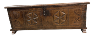 Antique Spanish Walnut Chest, 1600