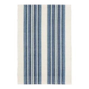Dash & Albert by Annie Selke Road Runner Blue Indoor/Outdoor Rug, 2' x 3'