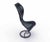 1990s Black Leather S Chairs for Cappellini by Tom Dixon, 1990s, Set of 4 For Sale - Image 5 of 7