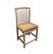 Elegant antique Chinese accent chair in natural elm wood, showcasing traditional craftsmanship with hand-carved back...
