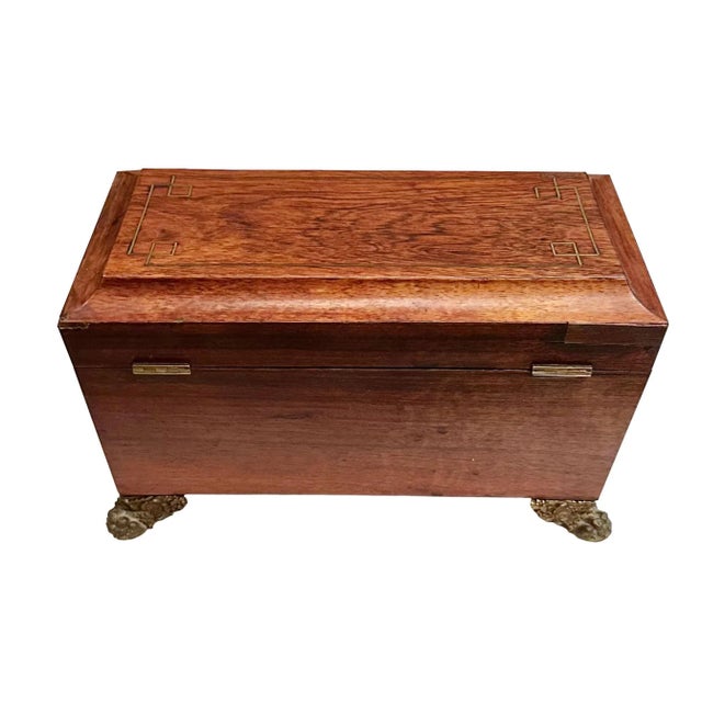 Brown Early 19th Century Regency Tea Caddy For Sale - Image 8 of 10