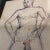 Original Male Nude Colored Ink Study Drawing Mid Century For Sale - Image 4 of 6