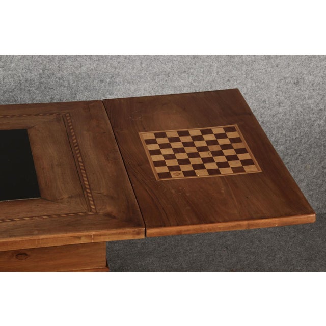 Small Antique Baroque Walnut Dining Table with Slate Top, 1850 For Sale - Image 18 of 18