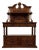 Antique English Golden Oak Sideboard with Barley Twist Supports, 1800s For Sale