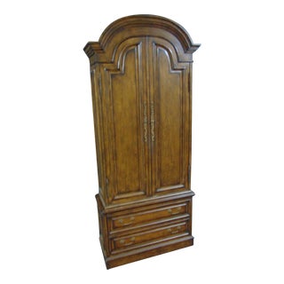 Italian Style Fruitwood Armoire For Sale