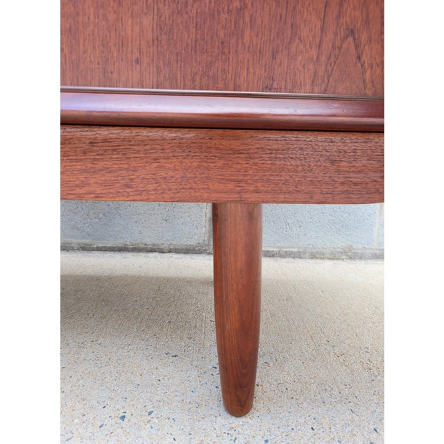 Mid Century Danish Teak Credenza For Sale - Image 11 of 18