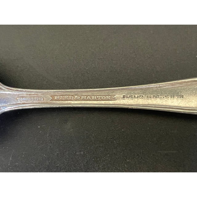 Metal 2 Antique 1901 the Brown Palace Hotel Reed & Barton Tiger Lily Advertising Spoons For Sale - Image 7 of 9