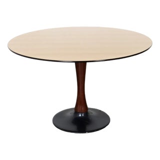 Dining Table in Steel and Wood For Sale