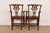 Baker Furniture Style Georgian Carved Mahogany Dining Chairs, Set of Ten For Sale - Image 10 of 11