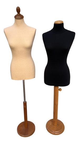 Vintage Tailors Mannequins, 1960s, Set of 2