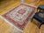Vintage Persian Tabriz Area Rug, Hand-Knotted Wool & Silk, Floral Pattern, Ivory & Salmon, 5x7 For Sale - Image 4 of 16