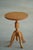 Scandinavian Oak Pedestal Side Tables with Curved Legs, 1960s, Set of 2 For Sale - Image 3 of 17