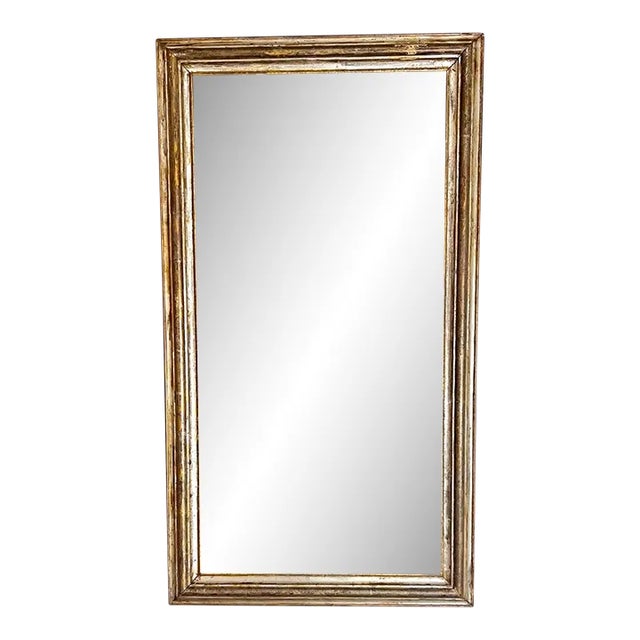 19th Century Italian Silver Gilt Mirror For Sale
