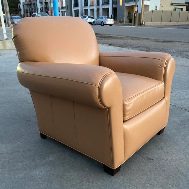 Hancock & Moore Model “Harbison” Leather Club Chair For Sale - Image 13 of 13