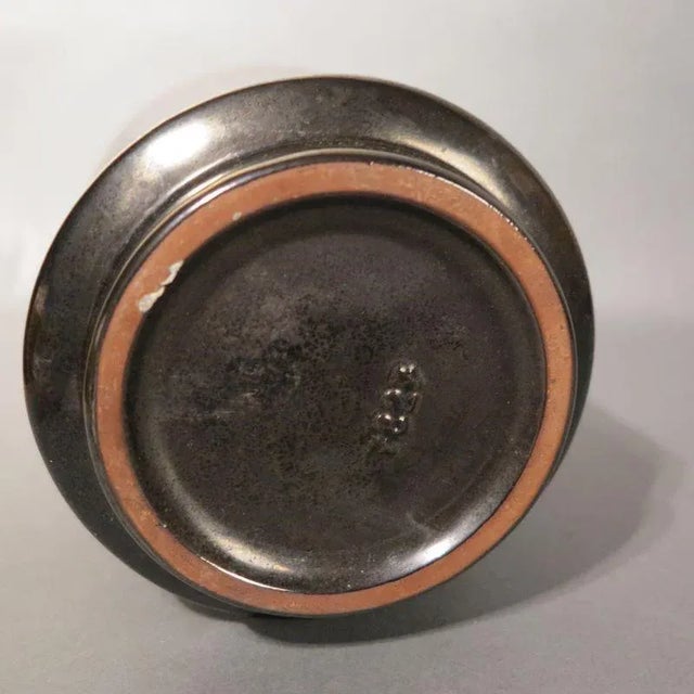 Ceramic Vase by Fridegart Glatzle for Karlsruher Majolika, 1976, in Very Good conditions. Designed 1970 to 1979 This piece...