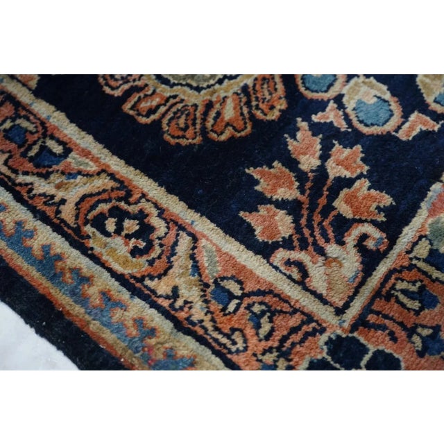 Antique Mohajeran Sarouk Rug 1'9'' x 2'5'' For Sale - Image 4 of 9