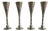Art Deco Pewter Liquor Goblets by Just Andersen with Monogram KL, 1930s, Set of 4 For Sale