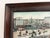 Blue Vintage Panoramic Hamburg Harbor Print – Framed German Cityscape, 30.75” For Sale - Image 8 of 13
