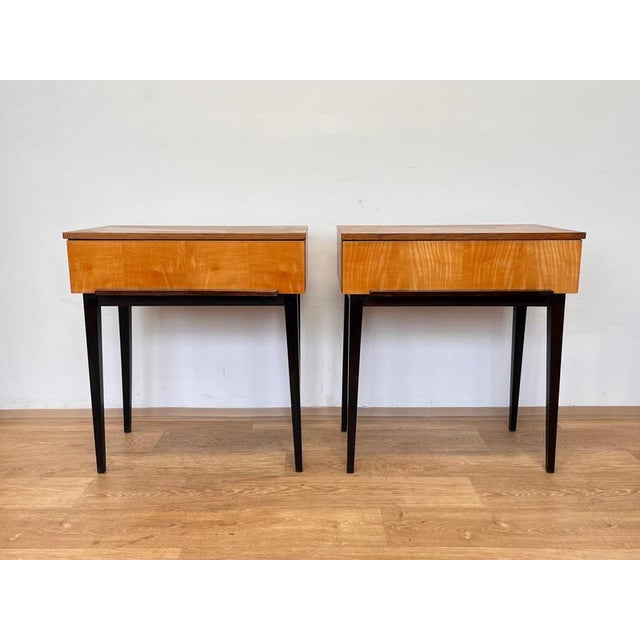 Wooden Tables from Up Zavody, Former Czechoslovakia, 1940s, Set of 2 For Sale - Image 3 of 12