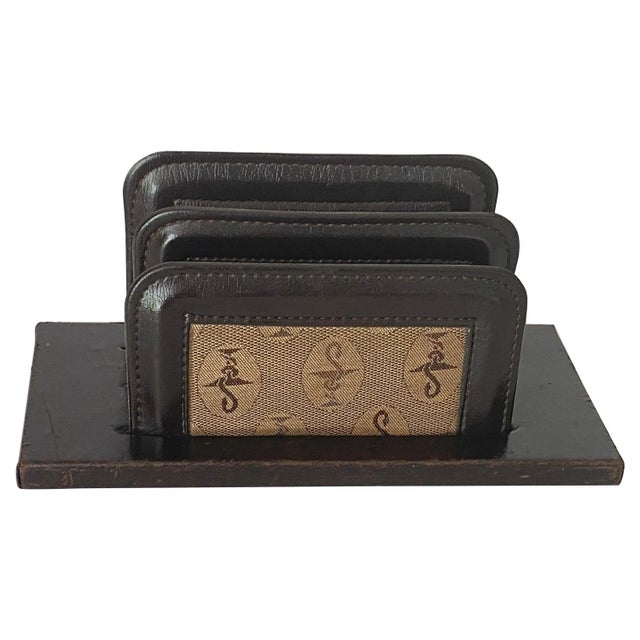 Desk Letter Holder in Black, France, 20th Century For Sale - Image 11 of 11