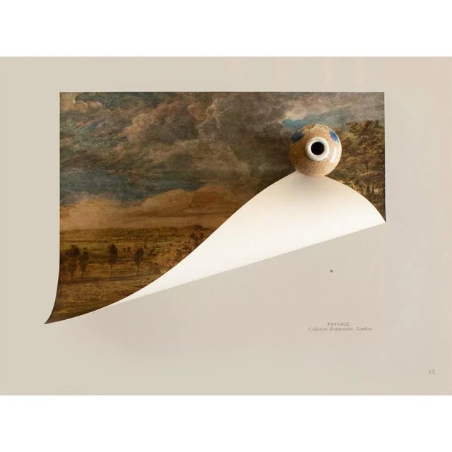 Farmhouse 1944 After Rubens "Landscape", Cottage Style First Edition Parisian Photogravure For Sale - Image 3 of 8