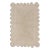 Natural White Jute Scallop Hand Made Rug - 10x14' For Sale