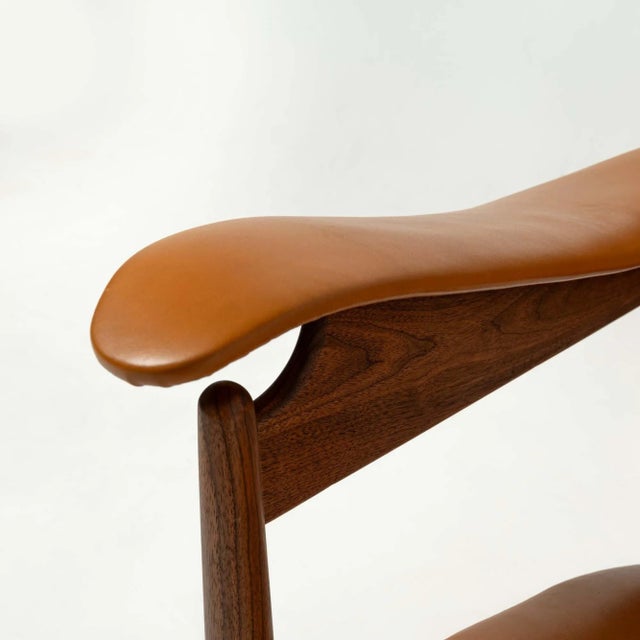 Wood Chieftain Chair by Finn Juhl for Baker Furniture 1997/8 Edition For Sale - Image 7 of 12