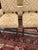 French Louis XIII Style High Back Damask Dining Chairs, Set of Six For Sale - Image 4 of 13