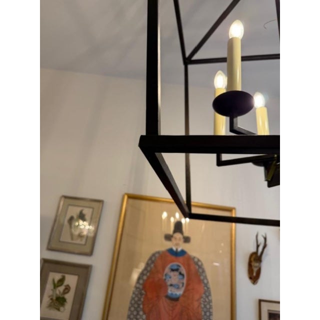 Transitional Visual Comfort X Large Darlana Bronze Lantern For Sale - Image 3 of 5