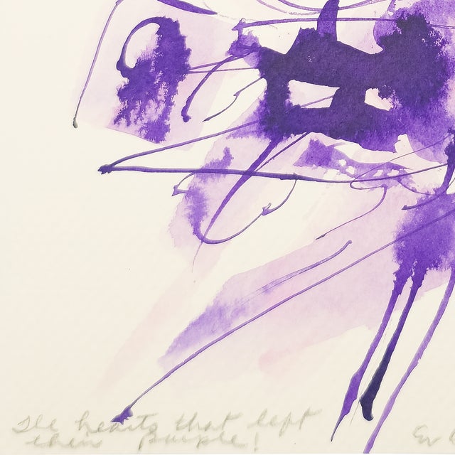The Hearts That Left Their Purple - Eva Bouzard-Hui, C. 1996 For Sale - Image 4 of 12