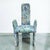 Postmodern Sculptural High-Back Dining Chairs in Abstract Upholstery, Set of 6 For Sale - Image 12 of 15