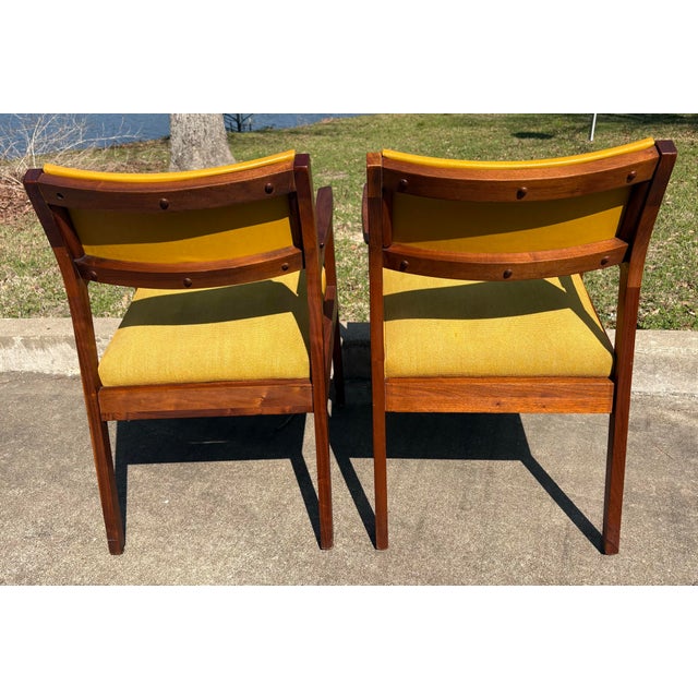 MCM Walnut Side Chairs - A Pair For Sale In Dallas - Image 6 of 10