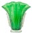 Art Deco Vase in Light Green Murano Glass by Barovier and Toso, Italy, 1930s For Sale
