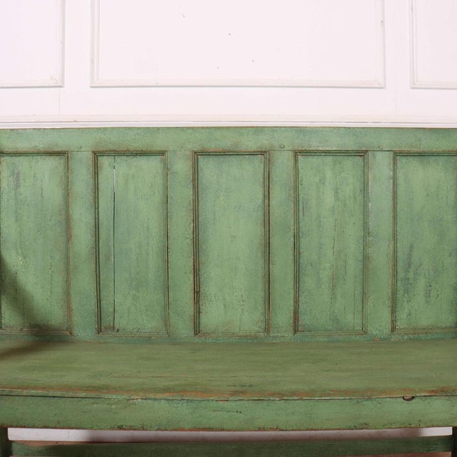 Vintage Welsh Farmhouse Bench in Pine For Sale - Image 6 of 12