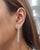 These exquisite drop earrings showcase 8.72 carats of natural marquise-cut diamonds, each with a pristine white hue. The...