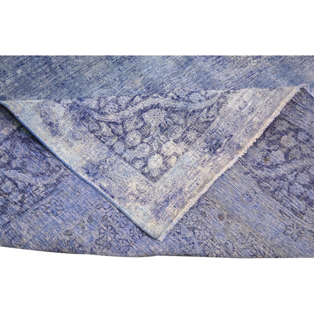 Turkish Turkish Oushak Hand Knotted Wool Rug, 9'x12'4" For Sale - Image 3 of 5