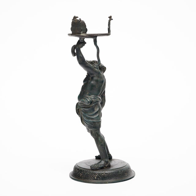 Late 19th Century Bronze Antique Sculpture of Silenus, Circa 1880 For Sale - Image 5 of 9
