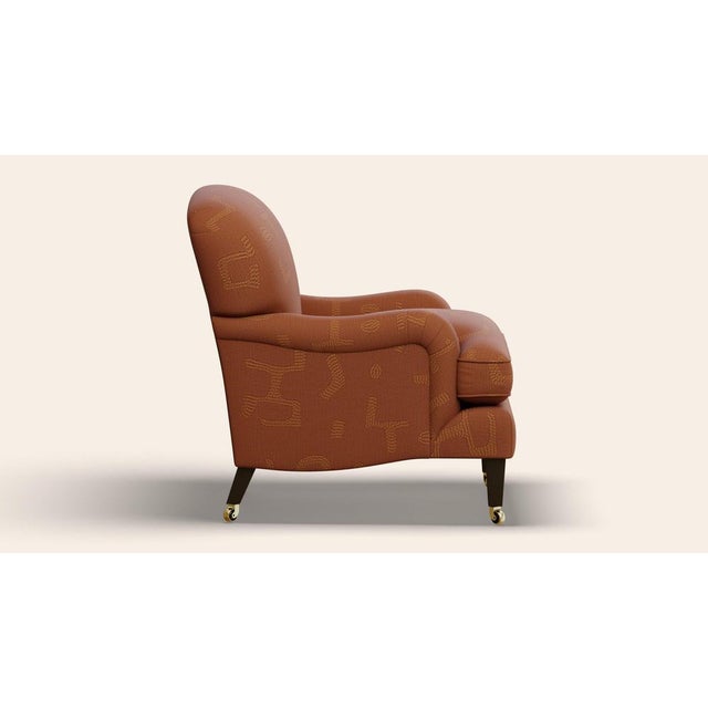 Tobacco Sofia Lounge Chair by Ceraudo For Sale - Image 5 of 9