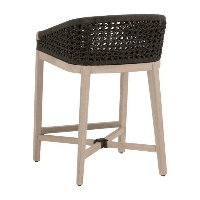 2020s Montecito Rope Outdoor Counter Stool by Essentials for Living For Sale - Image 5 of 11