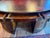 1970s Large Carved Mahogany Antique Style Leather Top Partners Desk For Sale - Image 9 of 15